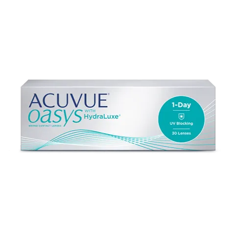 Контактные линзы ACUVUE® OASYS 1-DAY with HydraLuxe®: вид прямо