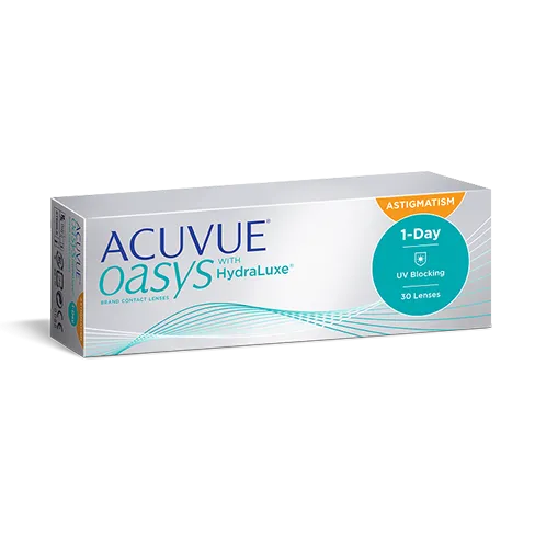 ACUVUE® OASYS with HydraLuxe® for ASTIGMATISM