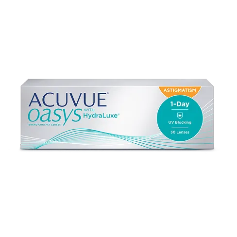 ACUVUE® OASYS with HydraLuxe® for ASTIGMATISM