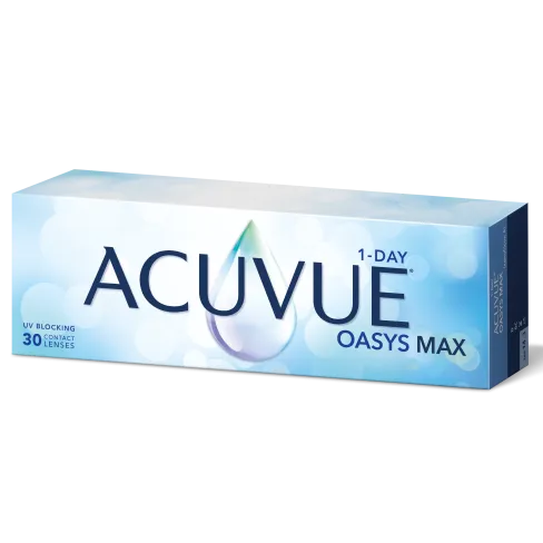 Контактные линзы ACUVUE® OASYS MAX 1-Day: вид слева