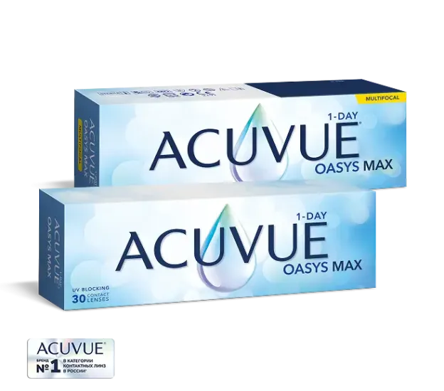 Семейство контактных линз ACUVUE® OASYS MAX