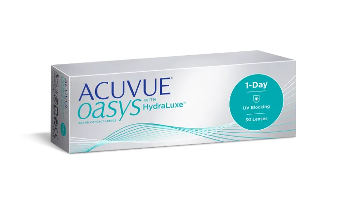 Контактные линзы ACUVUE® OASYS 1-DAY with HydraLuxe®: вид справа