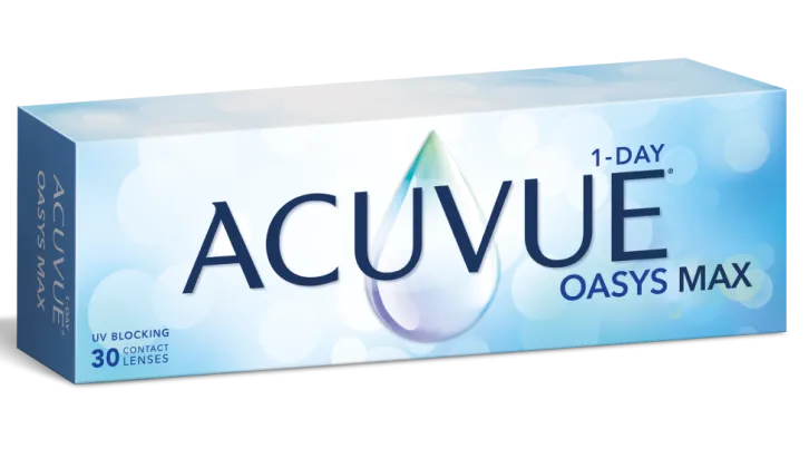 Контактные линзы ACUVUE® OASYS MAX 1-Day: вид справа