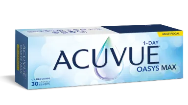 Упаковка контактных линз ACUVUE® OASYS MAX 1-Day MULTIFOCAL
